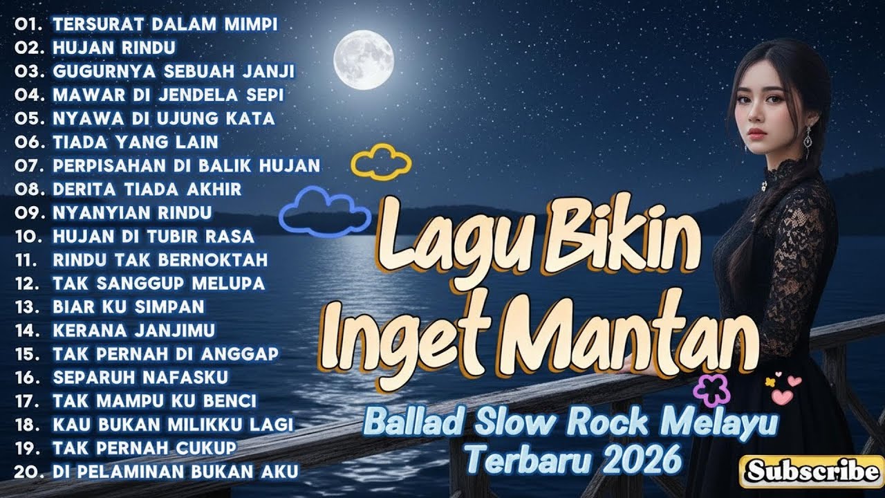 LAGU BIKIN NANGIS 😭 | LAGU SEDIH PATAH HATI 💔 BALLAD SLOW ROCK TERBARU 2026 –Tersurat Dalam Mimp