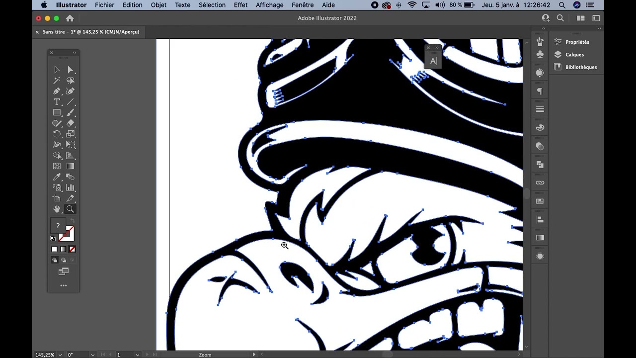 vectorisation d'une image sous Illustrator