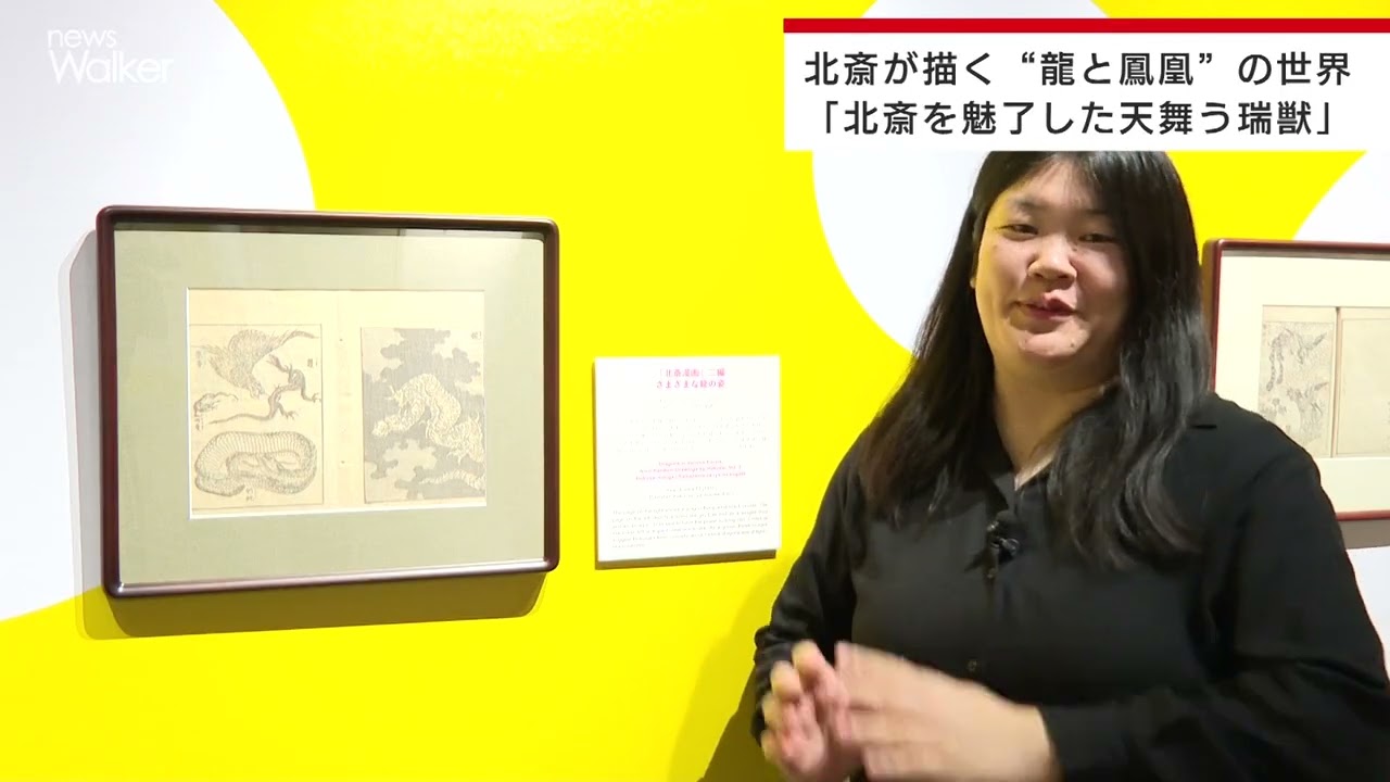2026年2月6日放送ニュースウォーカー　「北斎館企画展　北斎を魅了した天舞う瑞獣」