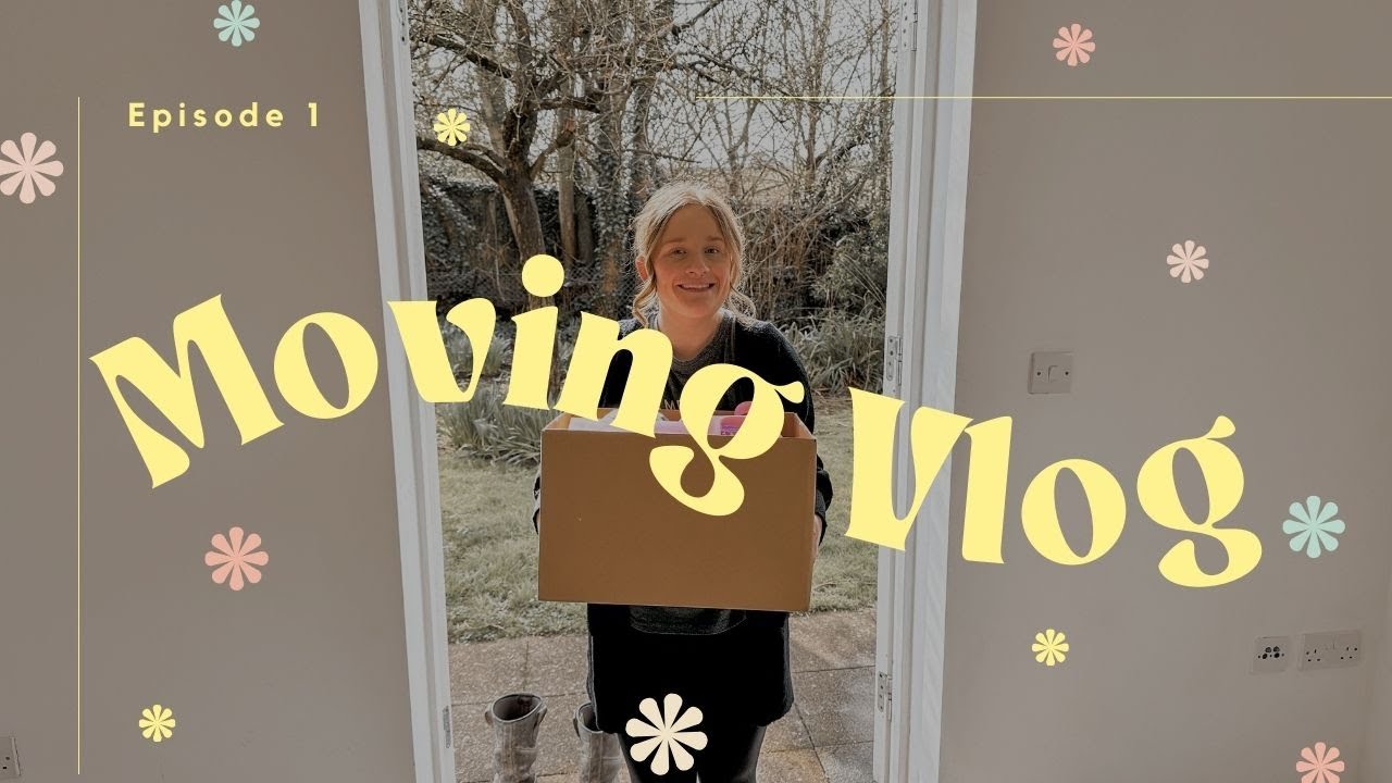 Moving Vlog #1 | Move In Day // Pack and Clean With Me