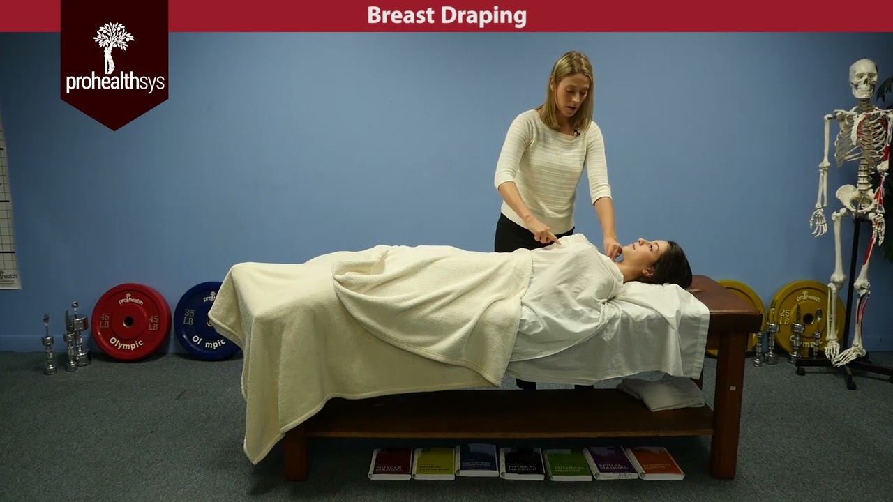 Draping Breast Massage Therapy Dr Vizniak