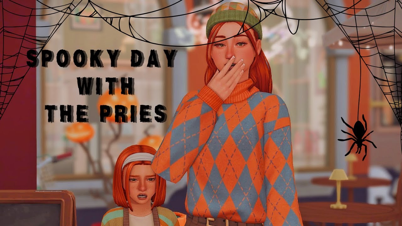 Spooky Day with the Pries🎃[Relaxing Gameplay, No Commentary] Current Household | The Sims 4