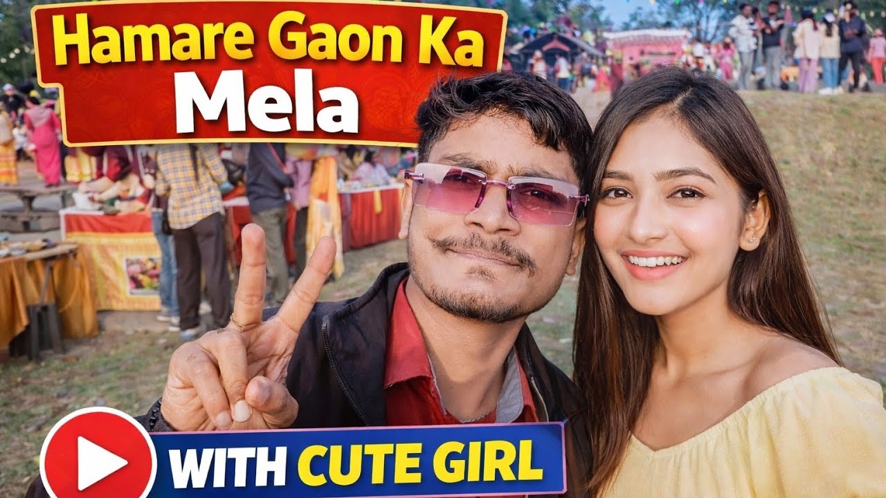 Hamare Gaon ka Mela with cute girl reaction😂😂😂 #mela #meragaon #funnyvlog #girlsreaction #girls
