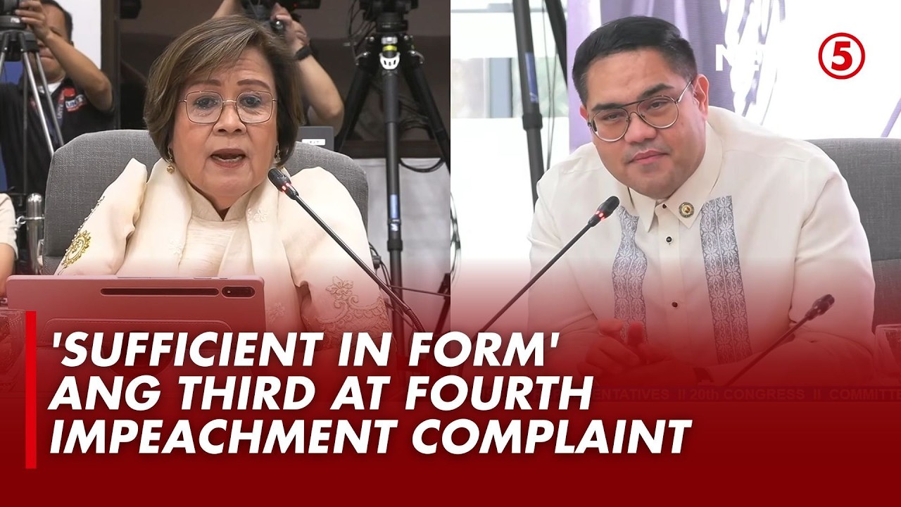 2 impeachment complaints vs. VP Sara, idineklara ng Kamara na 'sufficient in form'