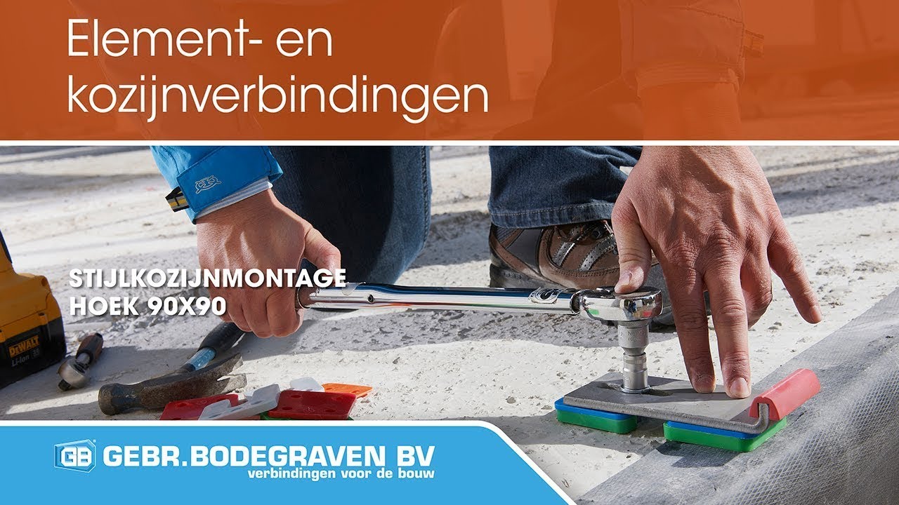 Stijlkozijnmontage Hoek 90x90