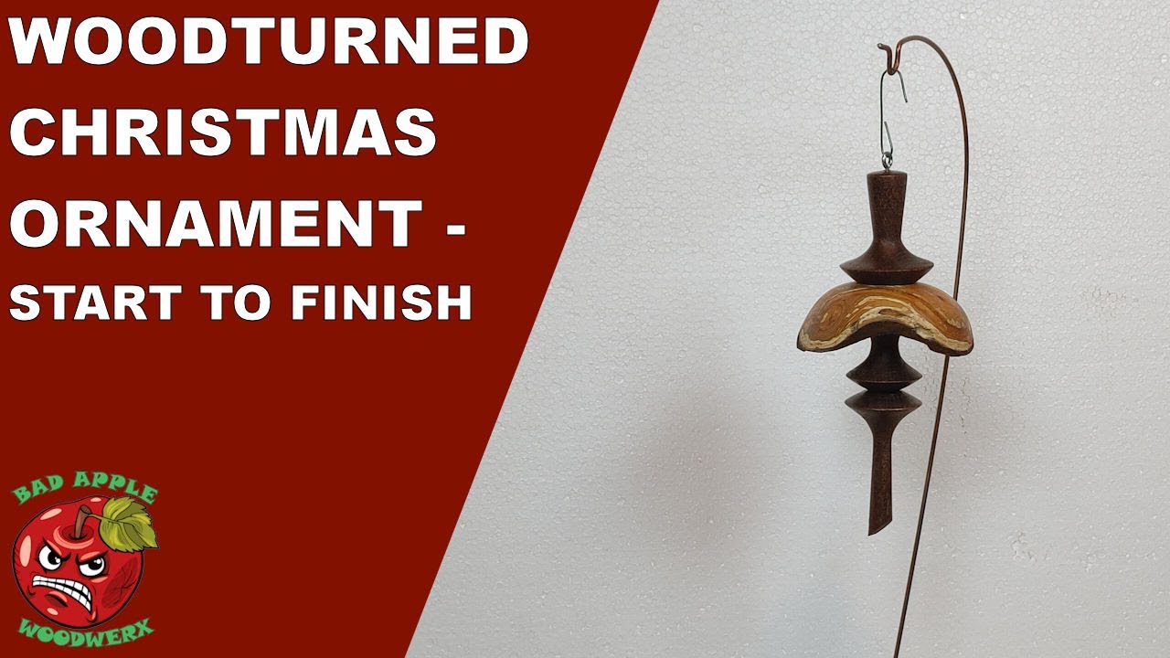 Woodturning - My 2024 Christmas Ornament