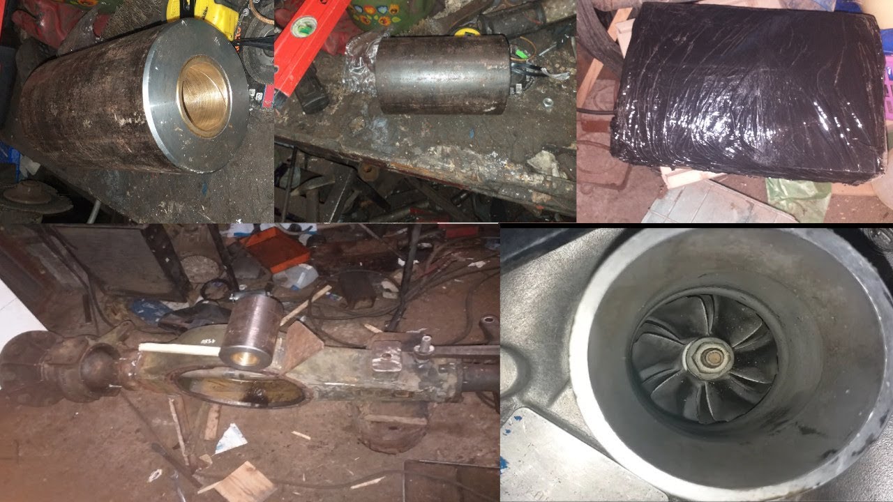 Budowa przedniego napędu na starze Ursus C360 4x4 turbo s.2#2 skracanie i turbo wysłane do...