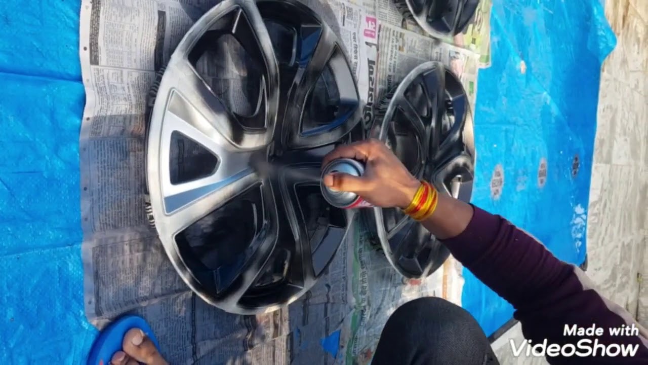 Tata Altroz XT Modified Wheel Cover | Alloy Type Look | DIY Wheel Paint | only Rs 215.