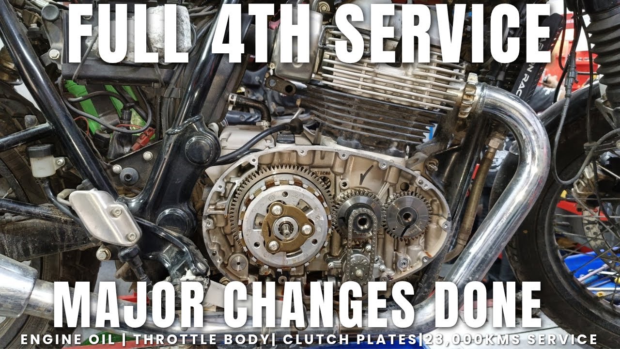 Interceptor 650 Full 4th Service at Urban Moto Care #service #interceptor650 @BackpackerHarin