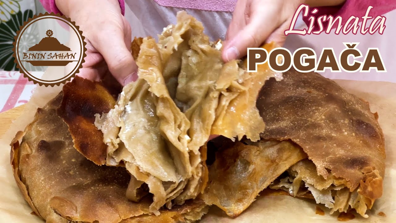 NAJUKUSNIJA POGAČA NA SVIJETU / STARINSKA LISNATA POGAČA / SUKANA POGAČA / Binin Sahan