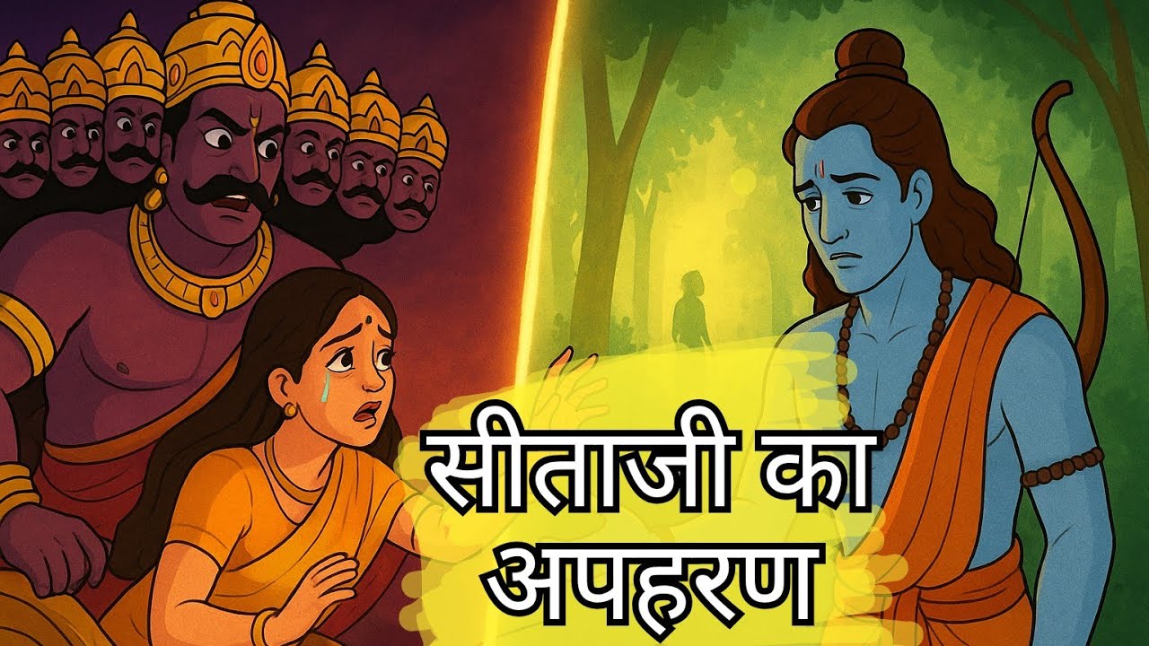 ✨ Ep10. सीताजी का अपहरण | रामायण का Turning point | रावण ने किया छल 