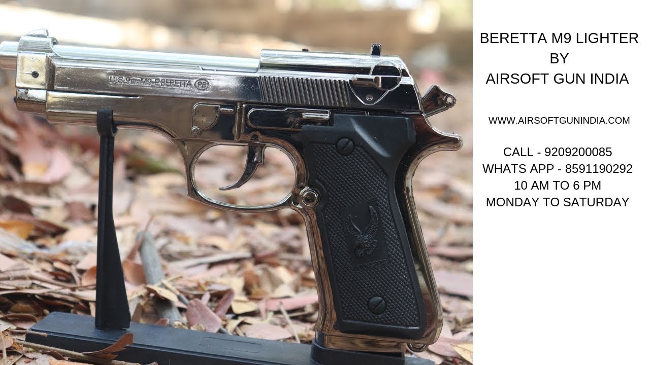 Beretta m9 Lighter Replica Gun By Airsoft Gun India