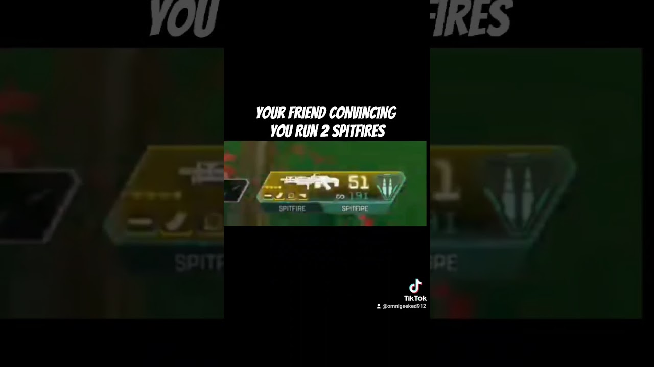 how to use the spitfire in 8 seconds #apexlegends #spitfire #letsdoit