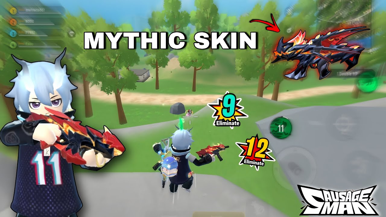 Ump_p9 Mythic Skin 🔥 Game play | SS21 | Quadmode Top Global | Sausage Man Legendary Rank | kaizo 