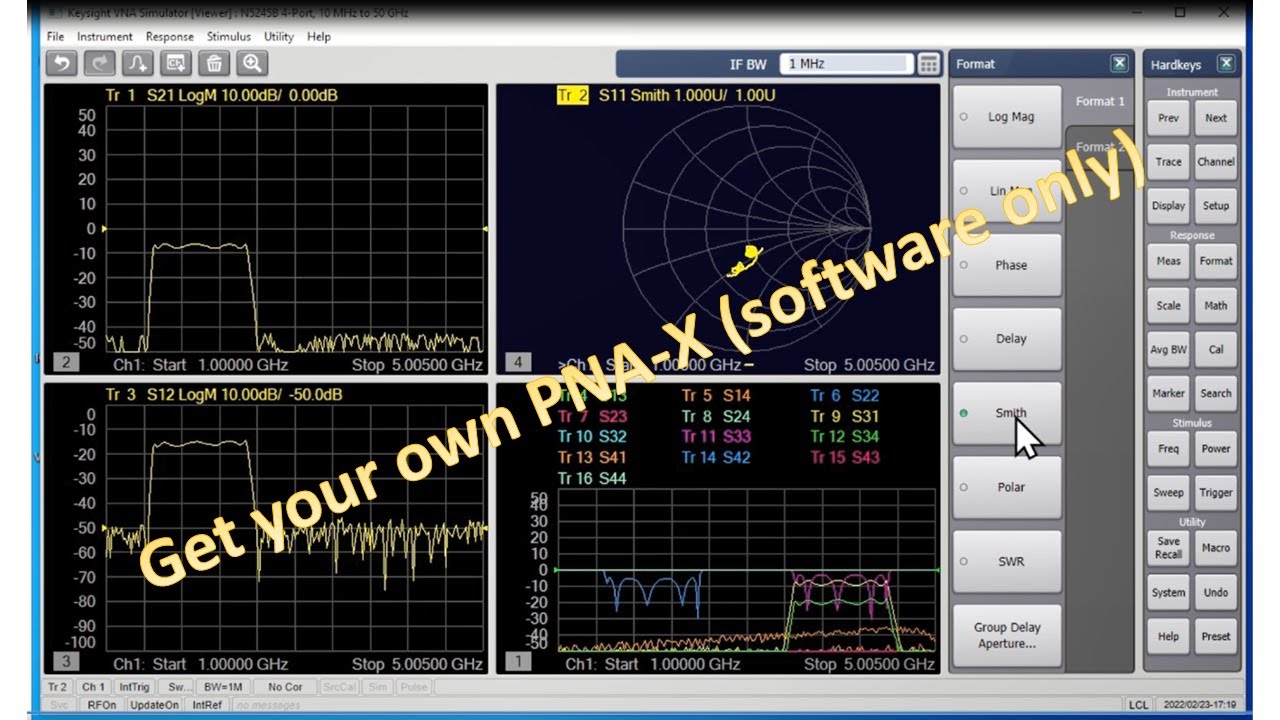 Installing the Keysight VNA/PNA Simulator on your PC