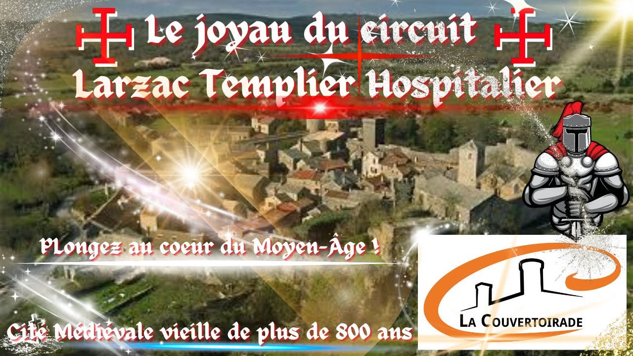 La Couvertoirade, le joyau du Larzac, une citadelle Templière et Hospitalière exceptionnelle.