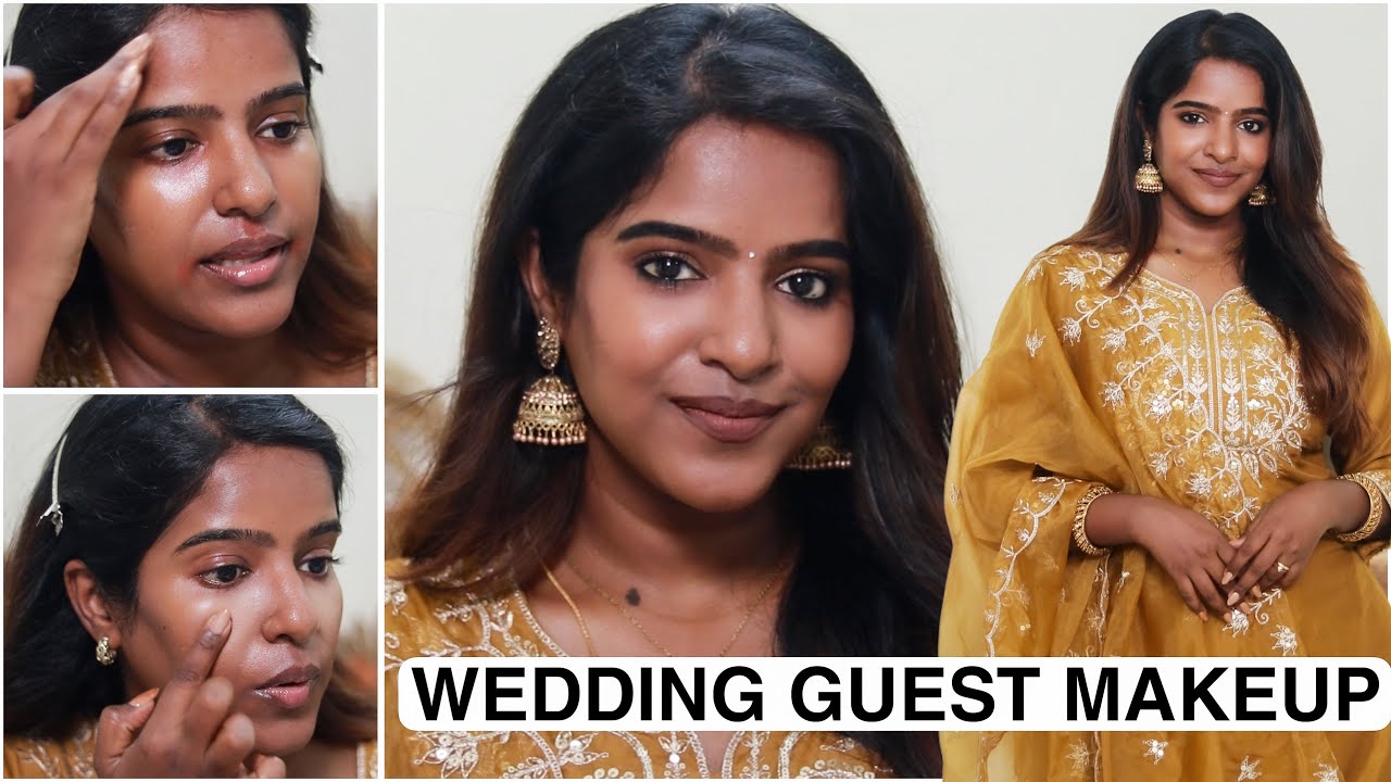 Step By Step Beginner Friendly Wedding Guest Makeup Look-Simple & Elegant Look🌹✨