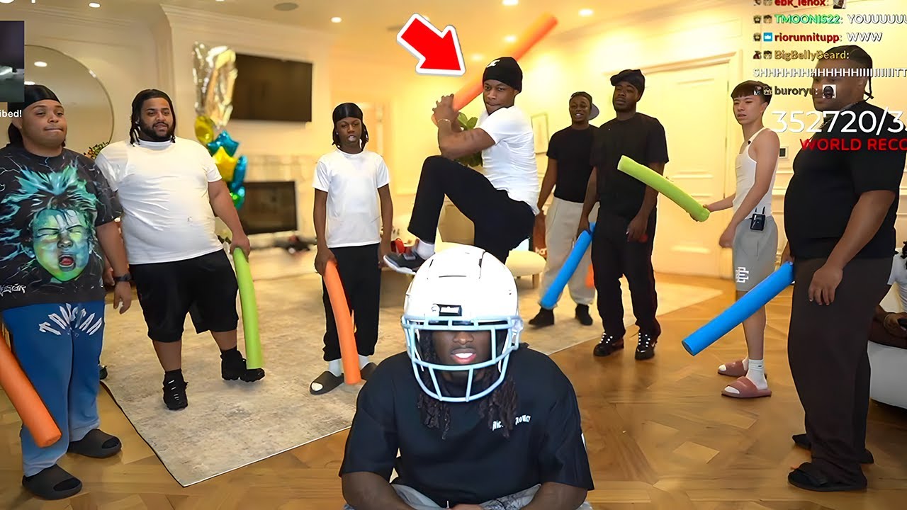 Tylil Plays EXTREME Hitting Challenge With Kai Cenat & Fanum 😂! (Part 2)