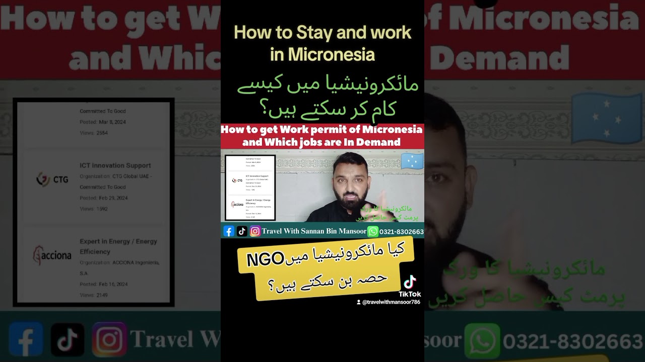 How to work and stay in Micronesia 🇫🇲 l Micronesia NGO #federatedstatesofmicronesia #pacifictravel