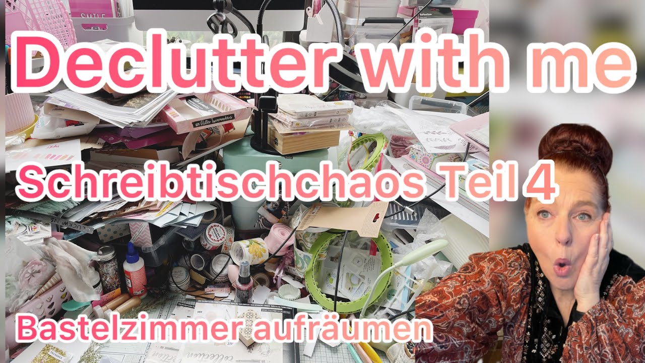 Declutter with me ❤️ Bastelzimmer aufräumen ❤️ Teil 4❤️ Action Retro shopping ❤️