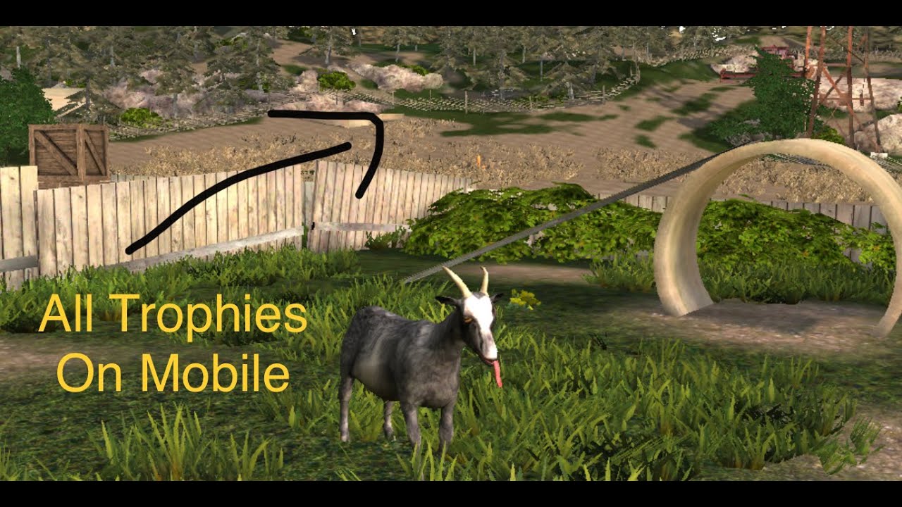 All Trophies In Goatville | Goat Simulator Mobile