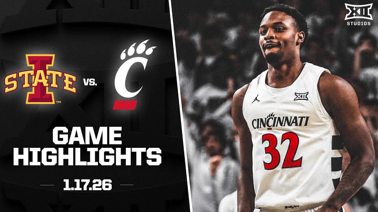 #2 Iowa State vs. Cincinnati Game Highlights | 2025-26 Big 12 Men's Basketball