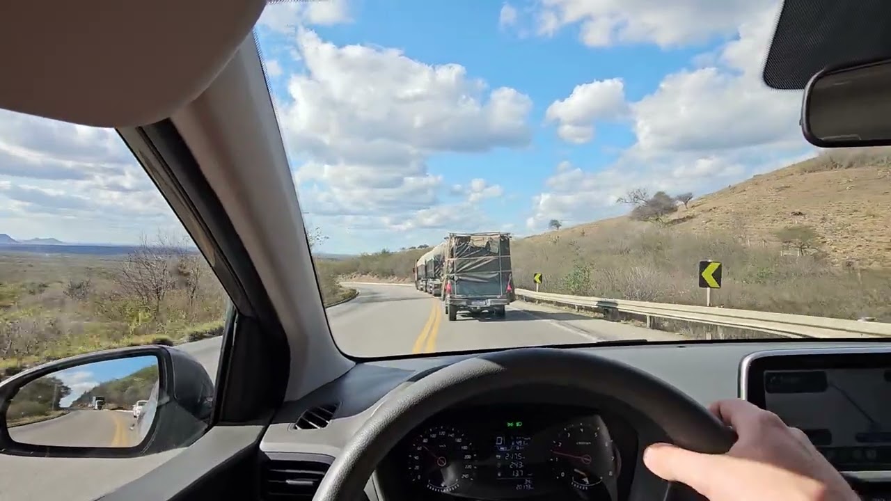 SUBINDO A 116 E PASSANDO POR SALGUEIRO- VIAGEM HB20S TURBO 