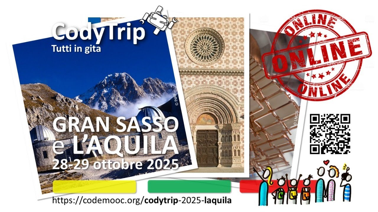 CodyTrip 2025 Gran Sasso e L’Aquila - AV 06. Astronomia multimessaggera, onde gravitazionali, coding