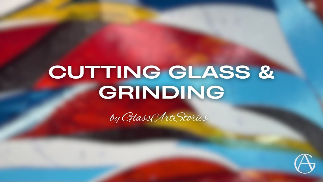 How We Cut and Grind Large Stained Glass Panels | Part 1