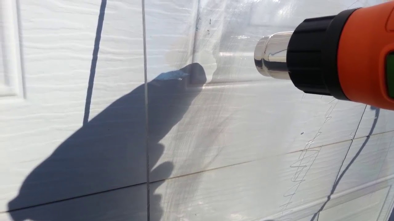 Removing Scratches from Acrylic, Polycarbonate and Lexan with a Heat Gun