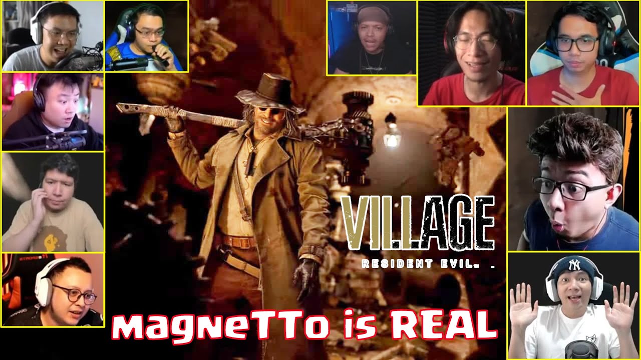 Gamer Reaction MAGNETTO PEOPLE MADURA Gemmad MiawAug Hasta Windah Basudara - Resident Evil 8 Village