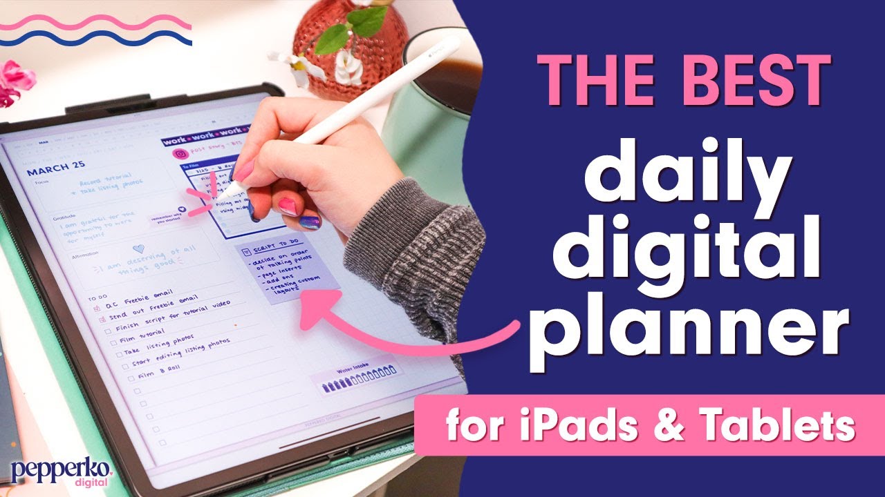 The Best 2-in-1 Daily Digital Planner & Notebook! | Stay Focused & Productive 💜