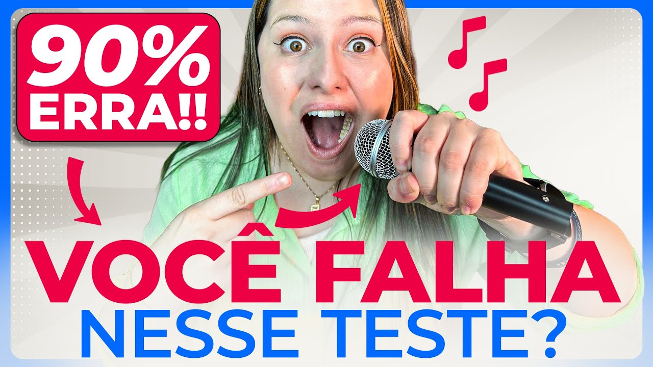 Fa&ccedil;a Este Teste Antes de Cantar no Louvor 🎤 (90% Falha Sem Perceber)