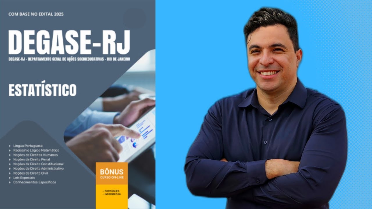 Apostila Concurso Degase - RJ 2025 - Estat&iacute;stico