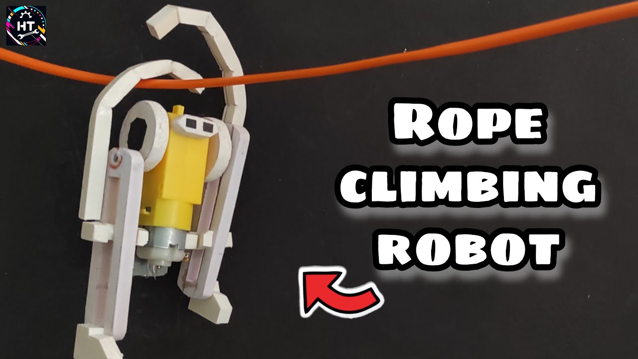 how to make rope climbing Robot.