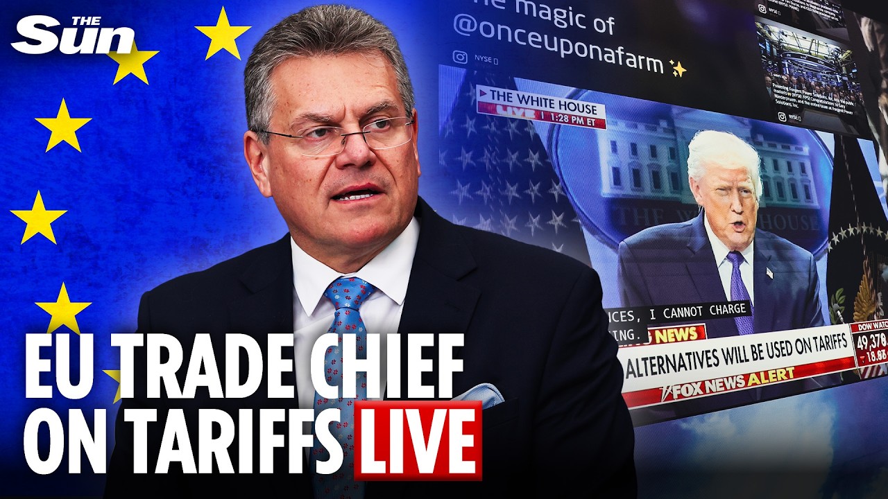 LIVE: EU Trade Chief Maroš Šefčovič briefs MEPs on collapsing US trade agreement