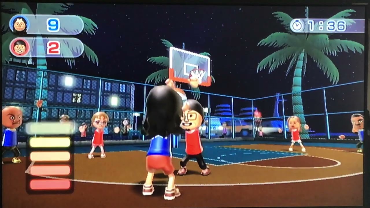 Wii Sports Resort Series: Basketball Pickup Game (Shinoko vs. Shinnosuke)