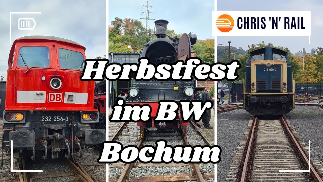 Herbstfest im Eisenbahnmuseum Bochum | Autumn Festival at the Bochum Railway Museum