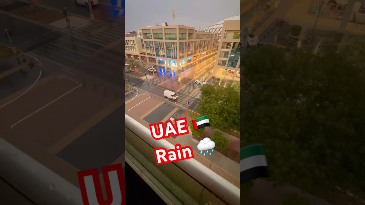 UAE rain like Be Fresh💦😎 