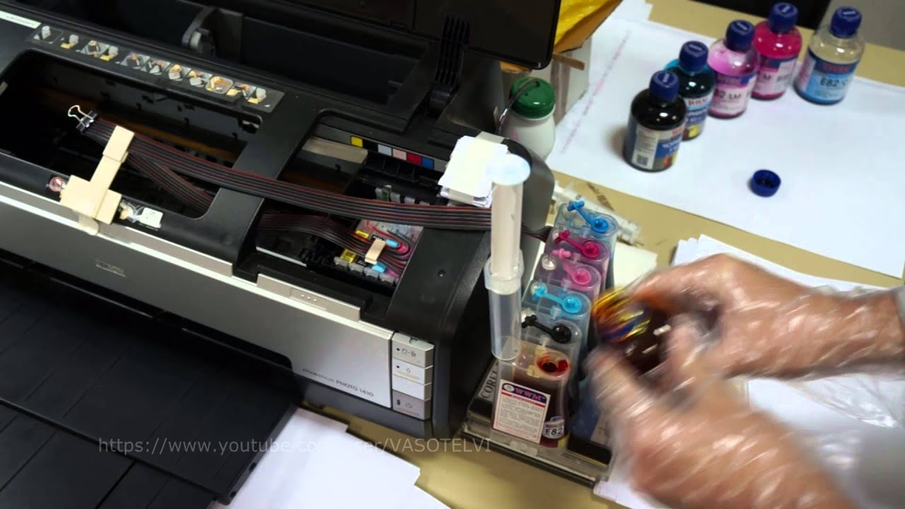 rapid refill continuous ink system for EPSON STYLUS PHOTO 1410