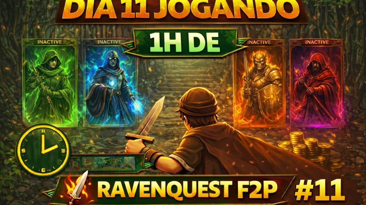 DIA 11 no RavenQuest F2P | CONTINUANDO A EVOLUIR ARQUÉTIPOS 🔥⚔️ #11