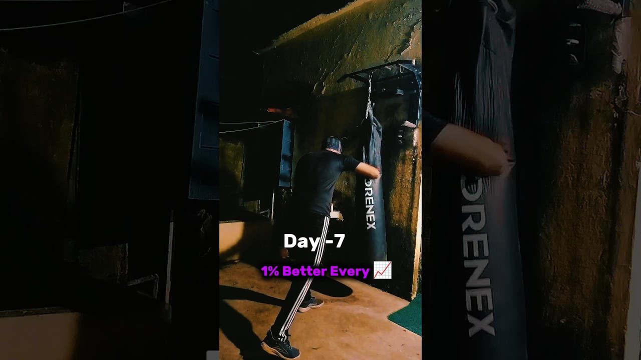 Day 7 Selfimprovement 365 day hard challenge boxing gymworkout 
