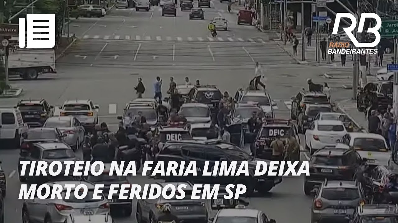 Tiroteio na Avenida Faria Lima deixa um morto ao menos quatro baleados | Bandeirantes Acontece