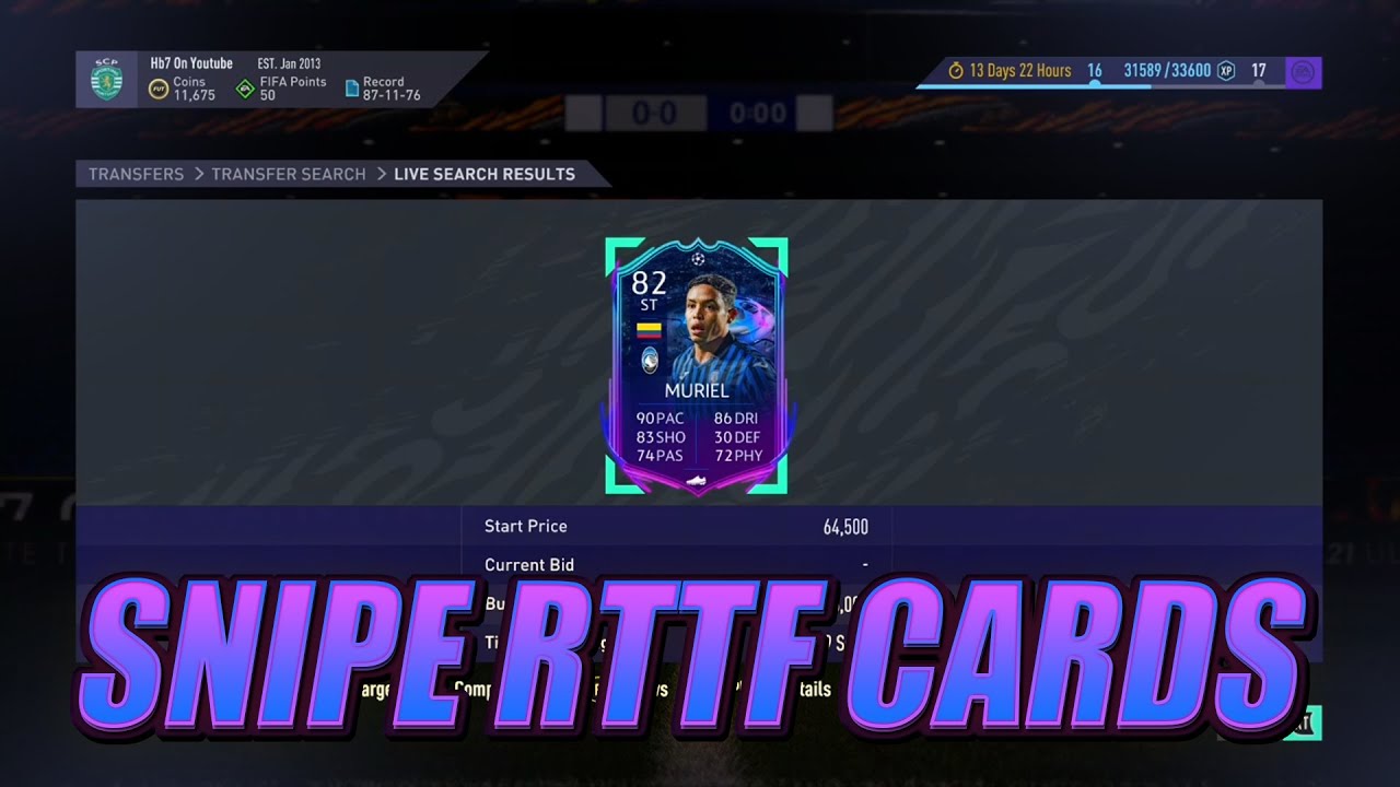 FASTEST WAY TO SNIPE RTTF CARDS WITHOUT GETTING BANNED!