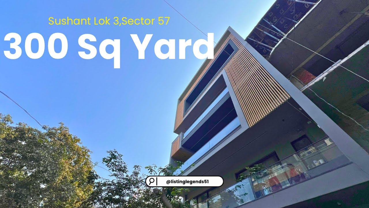  🌟 PREMIUM 4BHK RESIDENCE FOR ELITE LIVING|  300 SQ YARDS | SUSHANT LOK-3, GURGAON