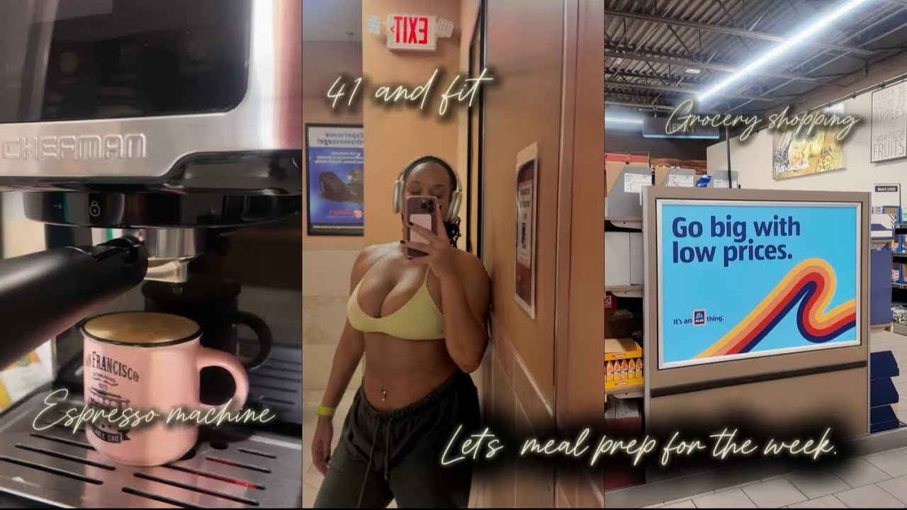 Weekend Reset Vlog: Grocery Run, Meal Prep, NewEspresso Maker & 40 & Thriving