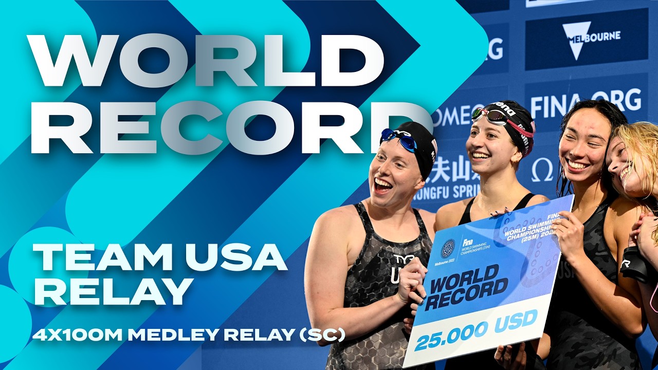 NEW WORLD RECORD 🚨🚨 | Women’s 4x100m Medley Relay