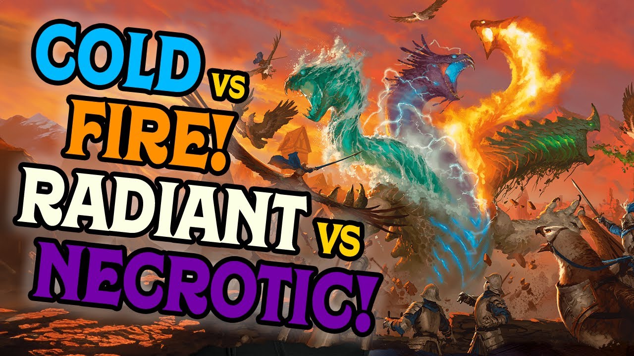 Какой тип урона лучше всего использовать в D&D 5e? Обзор сопротивлений и иммунитетов.