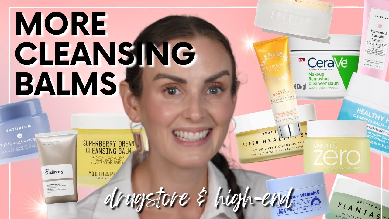 TESTING MORE Cleansing Balms -- Drugstore, High-End, Mid-Range  💦 😀