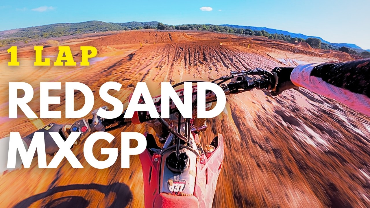 Redsand Monster MXGP Track in the Mud 🇪🇸 - One Lap | Raw Sound